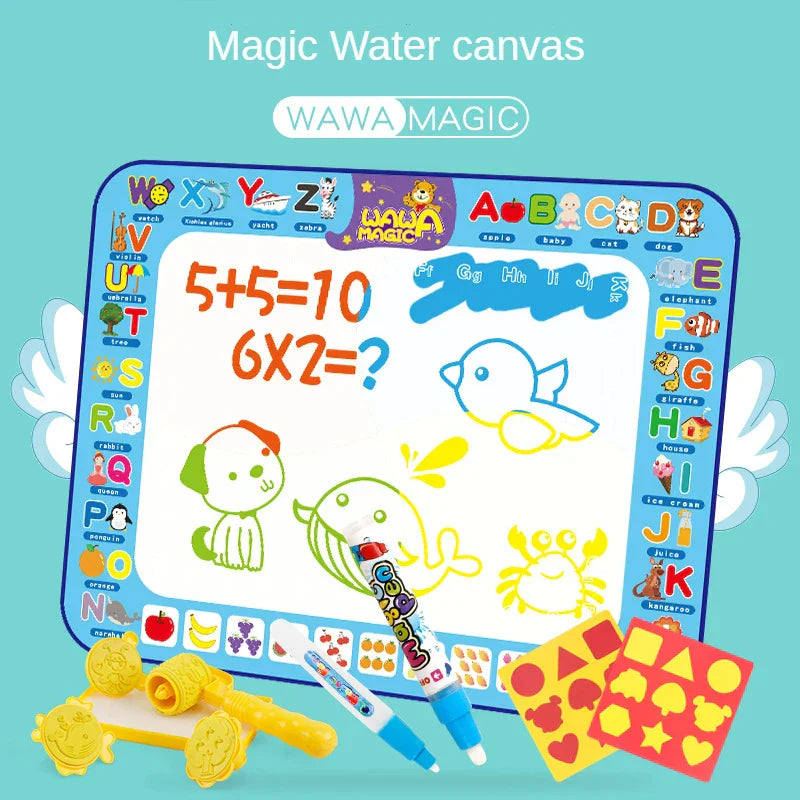 Children's AquaMagic Water Drawing Mat with Accessories