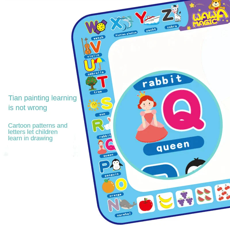 Children's AquaMagic Water Drawing Mat with Accessories