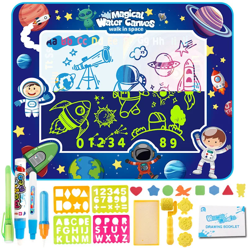 Children's AquaMagic Water Drawing Mat with Accessories