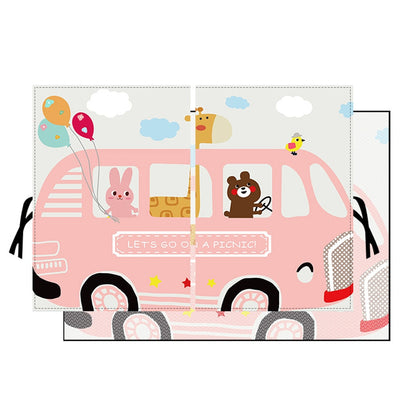Summer car accessory: Children's sunshade with vibrant patterns, blocks harmful UV rays for little ones.