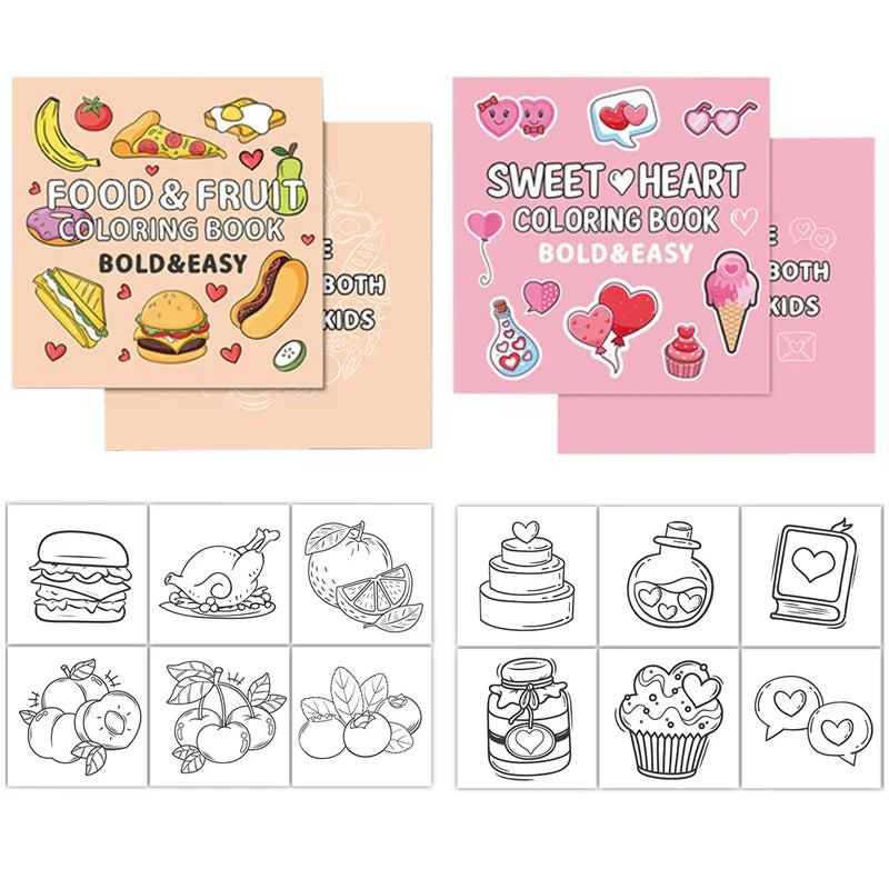 Children's Creative Fun Coloring Book with vibrant illustrations & playful characters for kids' activity