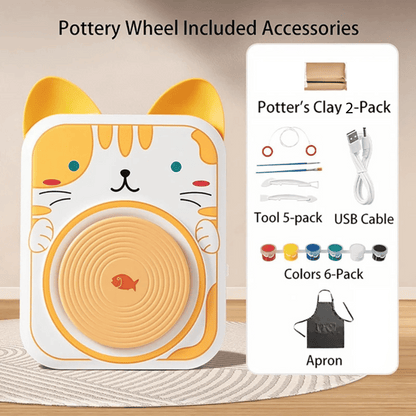 Children's creative pottery art kit, a complete set for hands-on sculpting and artistic expression