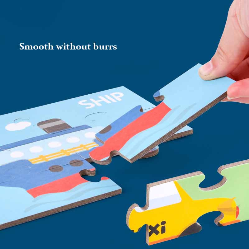 Set of wooden letters for a children's educational spelling puzzle game on a white background