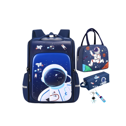 Colorful 3D children's school bag, ergonomic and durable, suitable for all school adventures
