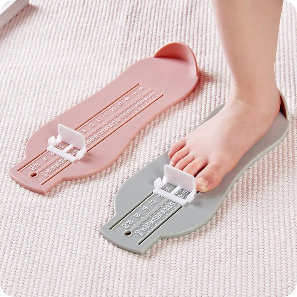 Children's foot measuring device for accurate shoe sizing at home. Essential for kids' foot care.