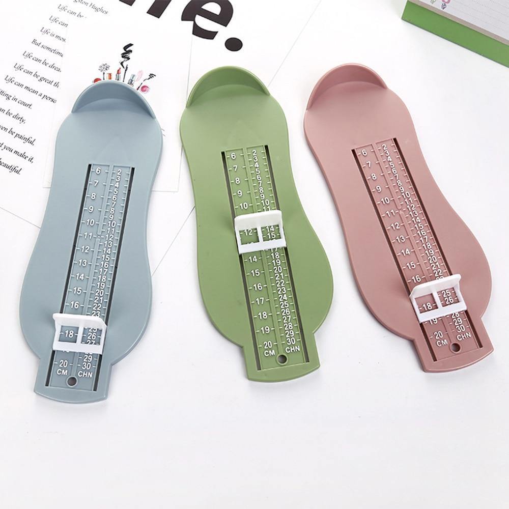Kids' shoe gauge for home use, essential for monitoring foot development and getting the right fit.