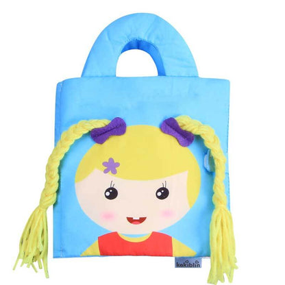 Early education cloth book for babies, indestructible and easy for small hands to grasp