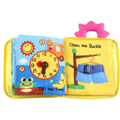 Indestructible baby cloth book, promoting sensory exploration and cognitive development