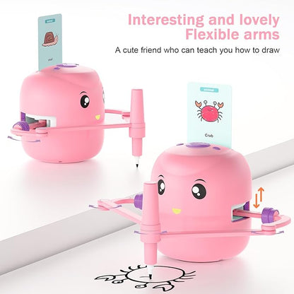 STEM learning drawing robot toy, perfect for children's gifts and cognitive development.