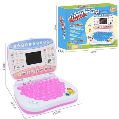 Gift-ready children's interactive learning laptop, ideal for toddlers and early education