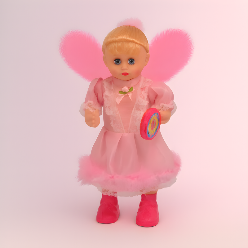 Children's Magical Glowing Winged Doll Toy, a musical fairy doll with glowing wings, perfect for imaginative play