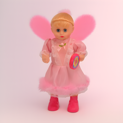 Children's Magical Glowing Winged Doll Toy, a musical fairy doll with glowing wings, perfect for imaginative play