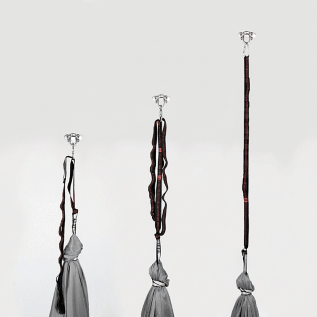 Indoor sensory therapy swing designed for children with special needs, promoting focus and a calming environment.