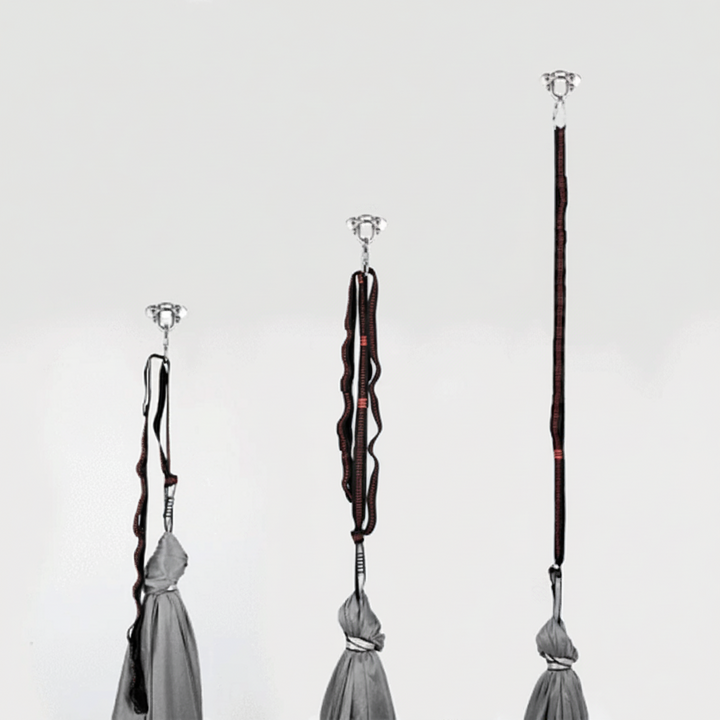 Indoor sensory therapy swing designed for children with special needs, promoting focus and a calming environment.