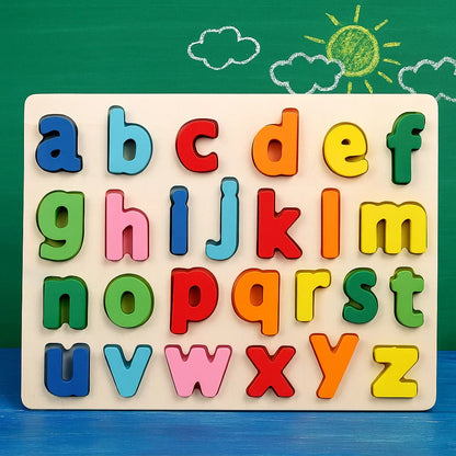 Children's wooden puzzle board, a comprehensive educational learning toy for early education