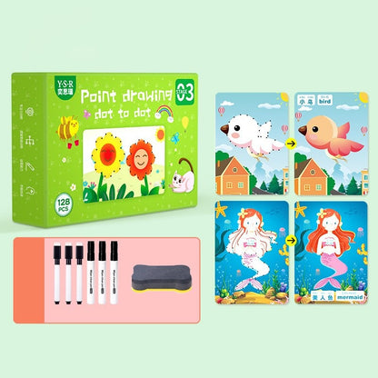 Toddler activities educational toy, writing and drawing book for early learners