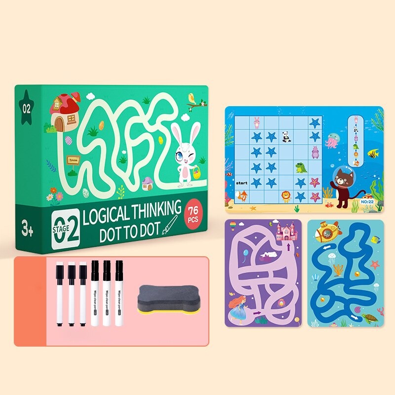 Children's writing practice book, helps develop fine motor skills and letter recognition
