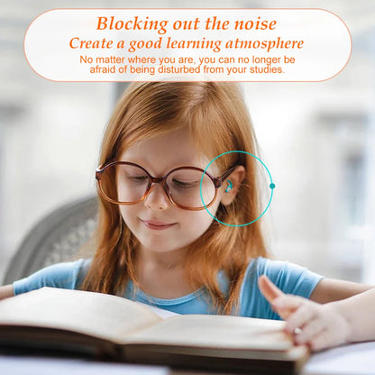 Set of multi-colored reusable silicone earplugs for children's swimming and noise block