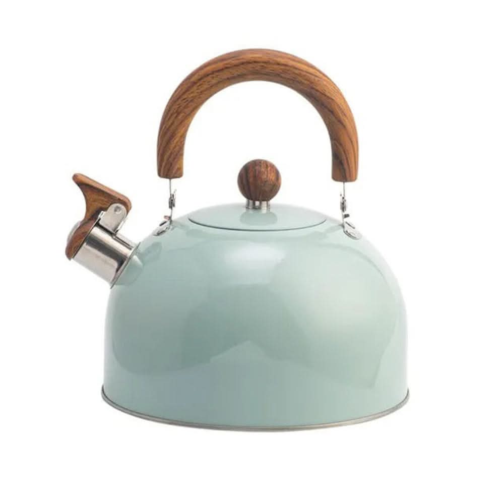 High-quality 3-quart stainless steel whistling kettle, ideal for fast boiling and daily hot water needs.