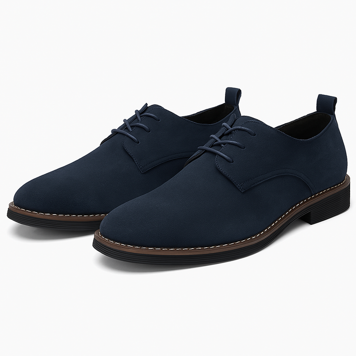 Timeless men's formal lace-up Derby shoes, offering classic style for business attire and special occasions.
