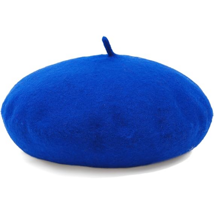 Beige women's classic French beret, a versatile fashion accessory for any outfit.