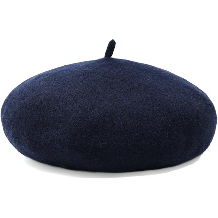 Purple women's French beret, a unique and stylish classic accessory for ladies.