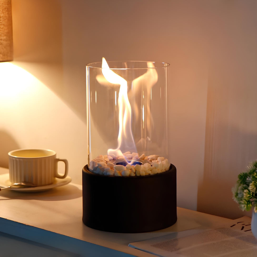 Vintage style oil lamp for home decor, beautiful accent light with warm glow.