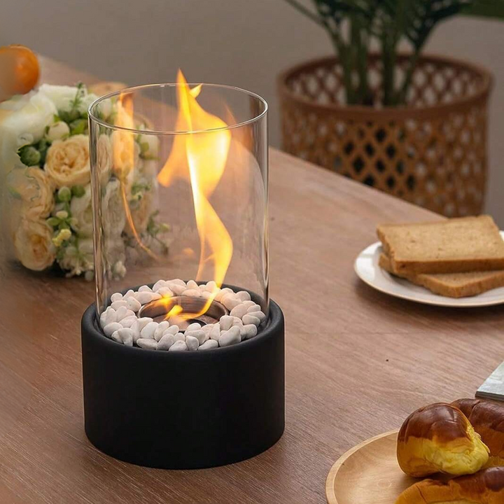 Classic oil lamp, stunning accent for home decor, provides soft, romantic light.