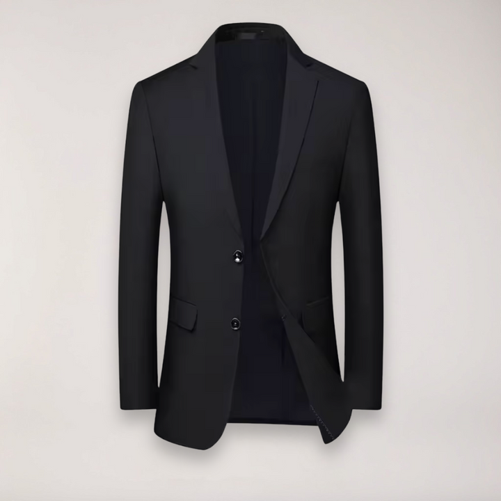 Elegant men's three-piece formal suit, ideal for weddings, proms, and professional meetings.