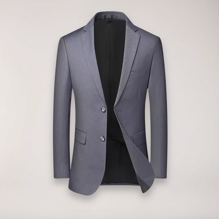 Groom's formal wear: Classic three-piece men's suit, perfect for a wedding day or special event.