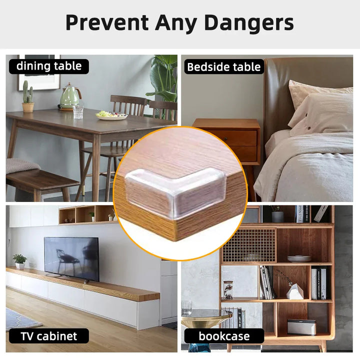 Baby-proof your home: 10 clear corner protectors for furniture edge safety and child protection