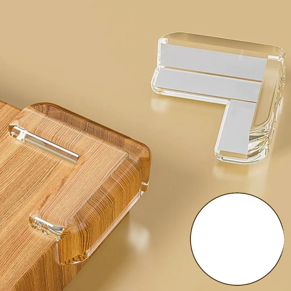 Furniture protection clear corner guards, pack of 10 for baby safety, impact absorption
