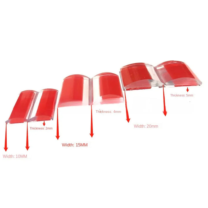 Child proofing clear table edge guard roll, 10 feet, for comprehensive home safety solutions