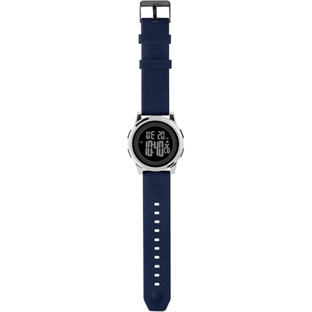 Contemporary men's ultra-thin digital sports watch with sleek design and multiple features.