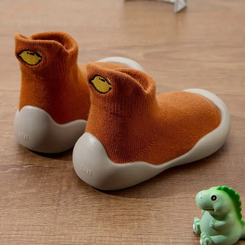 Unisex flexible sole barefoot baby shoe made from breathable cotton, excellent for comfort and first steps