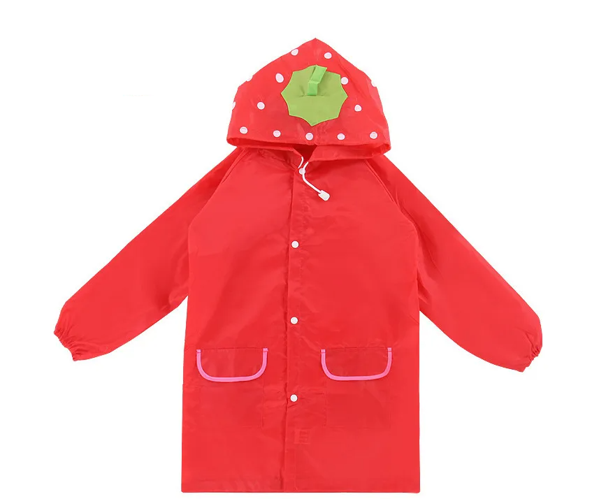 Fun and functional kids' animal raincoat, keeping little ones dry during adventures.