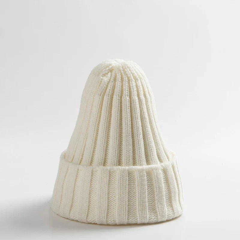 Warm baby hat: a thick, handmade unisex baby crochet winter beanie, brown color.