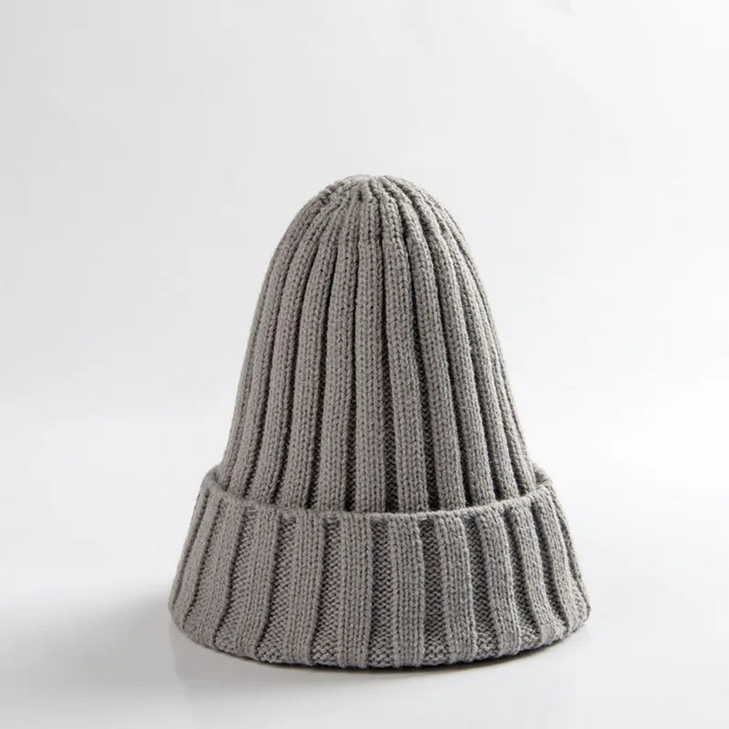 Unisex baby crochet winter beanie hat, a charming gray, perfect for cool weather.