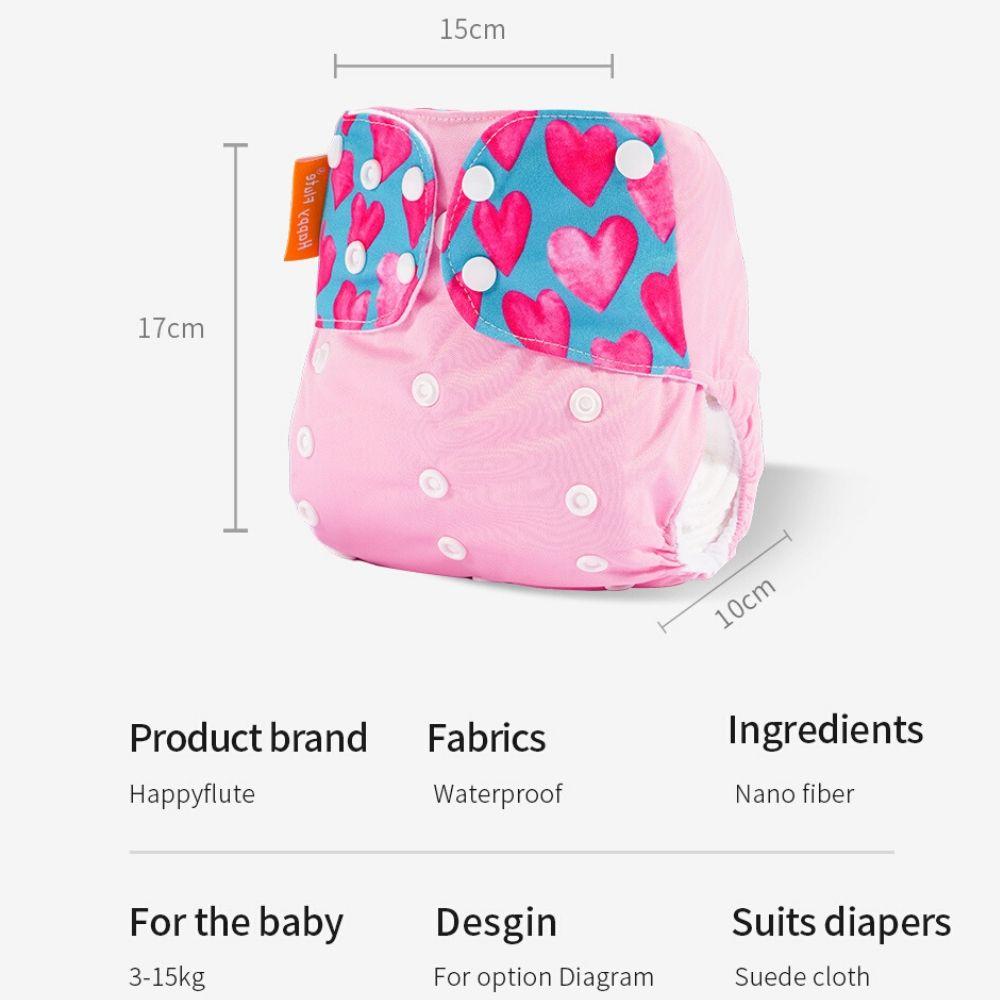 Stack of neatly folded washable cloth diapers in various pastel colors, ready for baby use, eco-friendly.