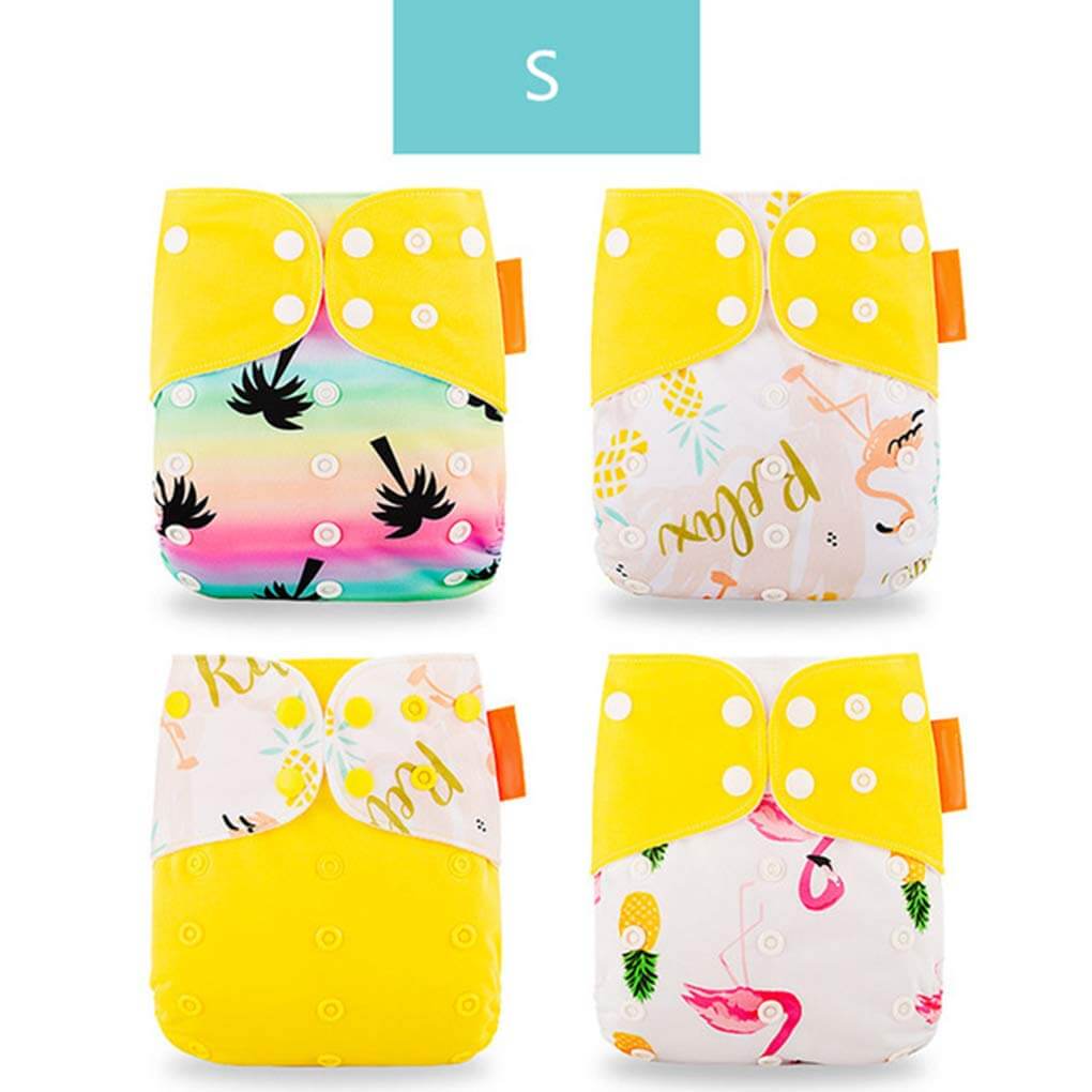 Eco-friendly cloth diaper with a fun animal pattern, perfect for sustainable baby care and everyday use.