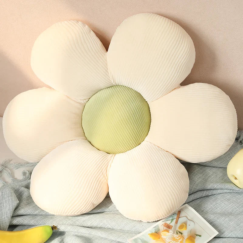 Large sunflower plush toy pillow, perfect for cuddling and home decoration.