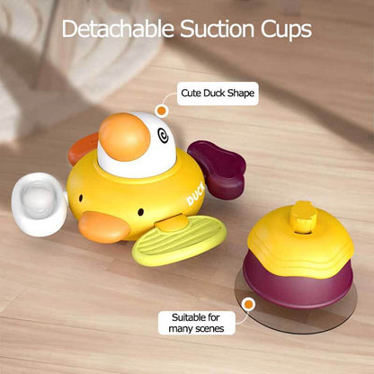 Set of Kids' entertainment spinner toys, designed for babies with strong suction cups, encouraging sensory exploration and fine motor skills.