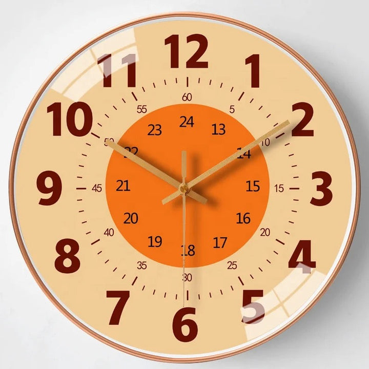 Children's educational clock, vibrant colors, teaching product for little ones to learn time