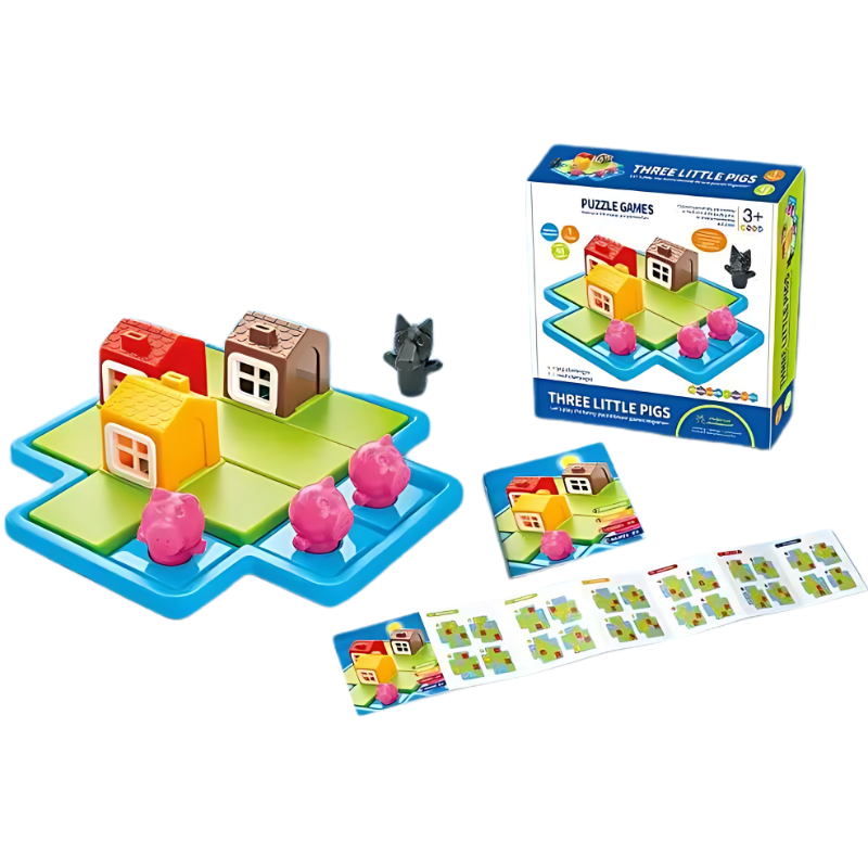 Preschool educational logic game fostering young minds, featuring engaging challenges. Ideal kids' puzzle toy.