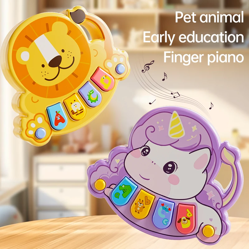 Children's musical toy featuring animal sounds and piano keys, perfect for gifts.