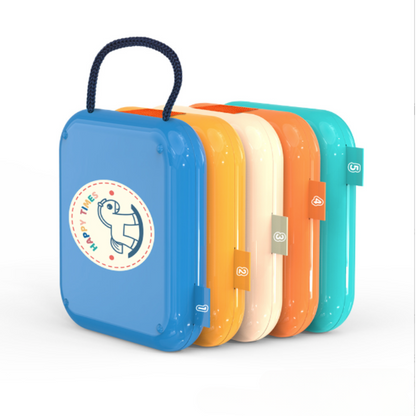 Colorful children's sensory activity cube toy made of ABS plastic, promoting fine motor skills & preschool learning