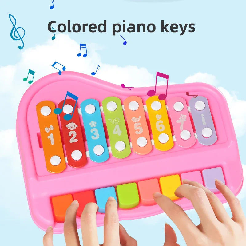 Montessori-inspired kids' xylophone and piano, perfect for developing musical skills