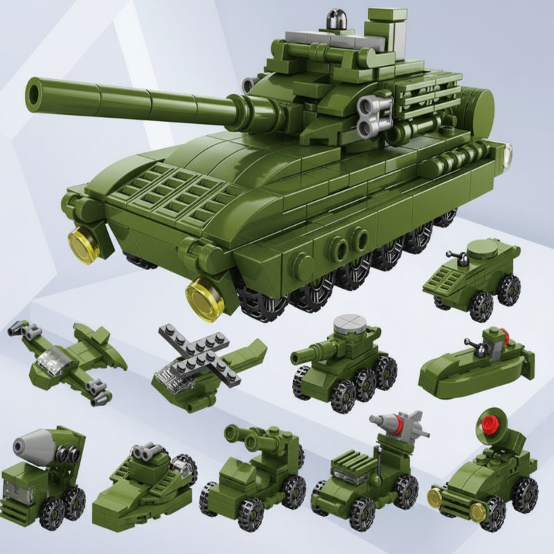 Vibrant educational building blocks set, promoting creativity and problem-solving in children.