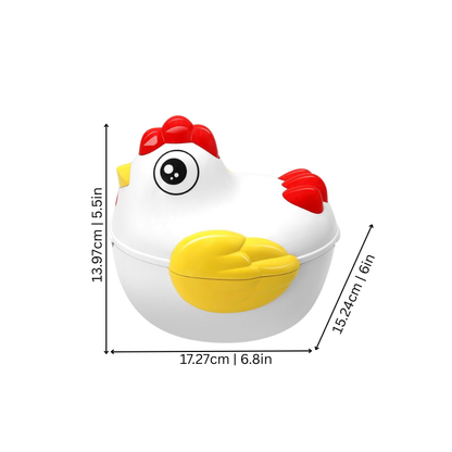 Preschool kids' activity toy: shape sorting and color matching eggs for early development