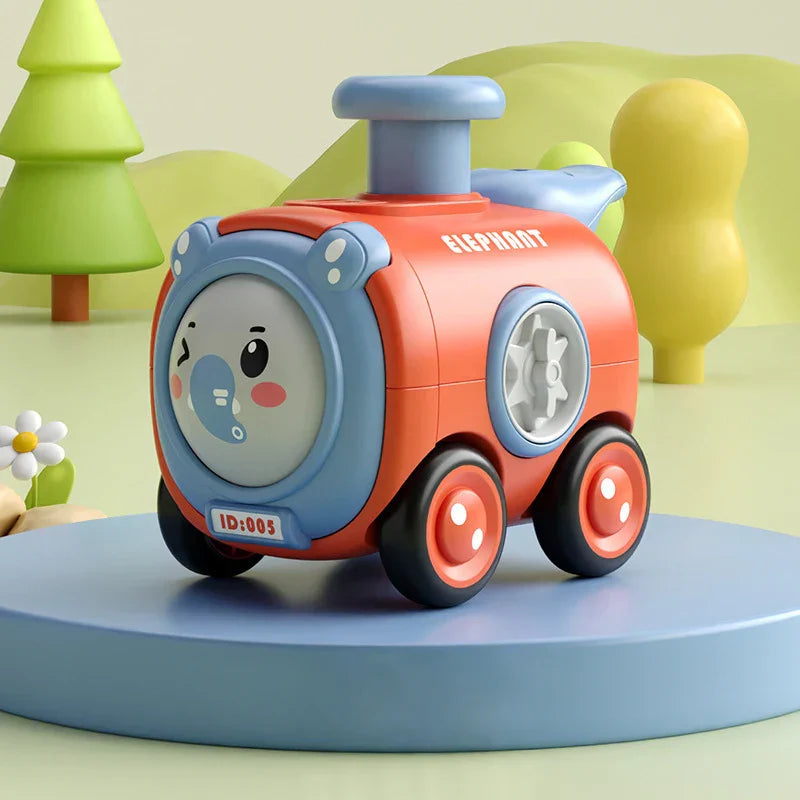 Toddler's whistling animal train toy, a durable and engaging gift for young children